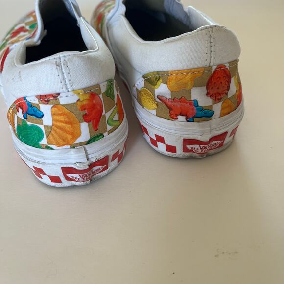 VANS X HARIBO M 8 / W 9.5 Classic Slip On Sneaker Checkerboard Gummy Bear - Picture 5 of 10